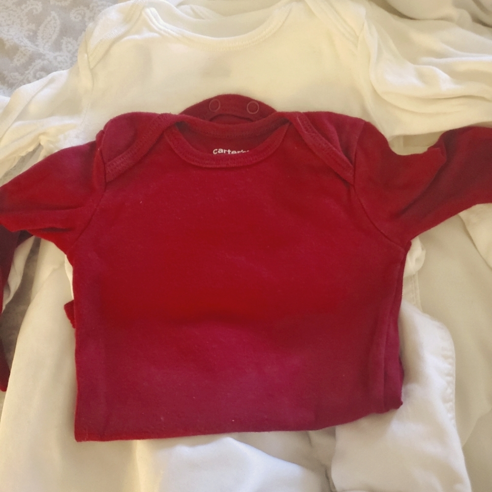 Carter long sleeve onsies